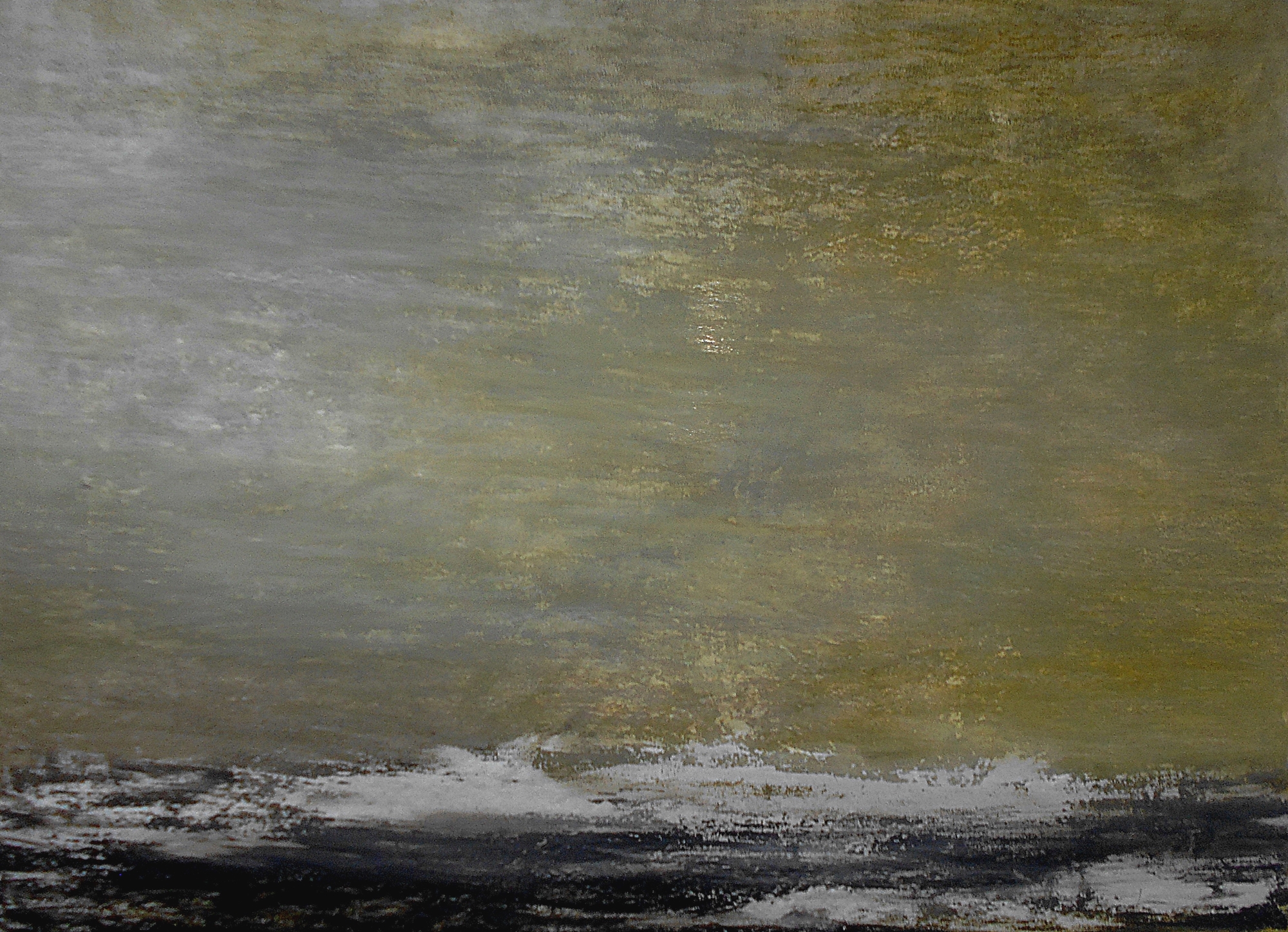 49.Landscape, 100x70cm, oil colour on paper, 2019