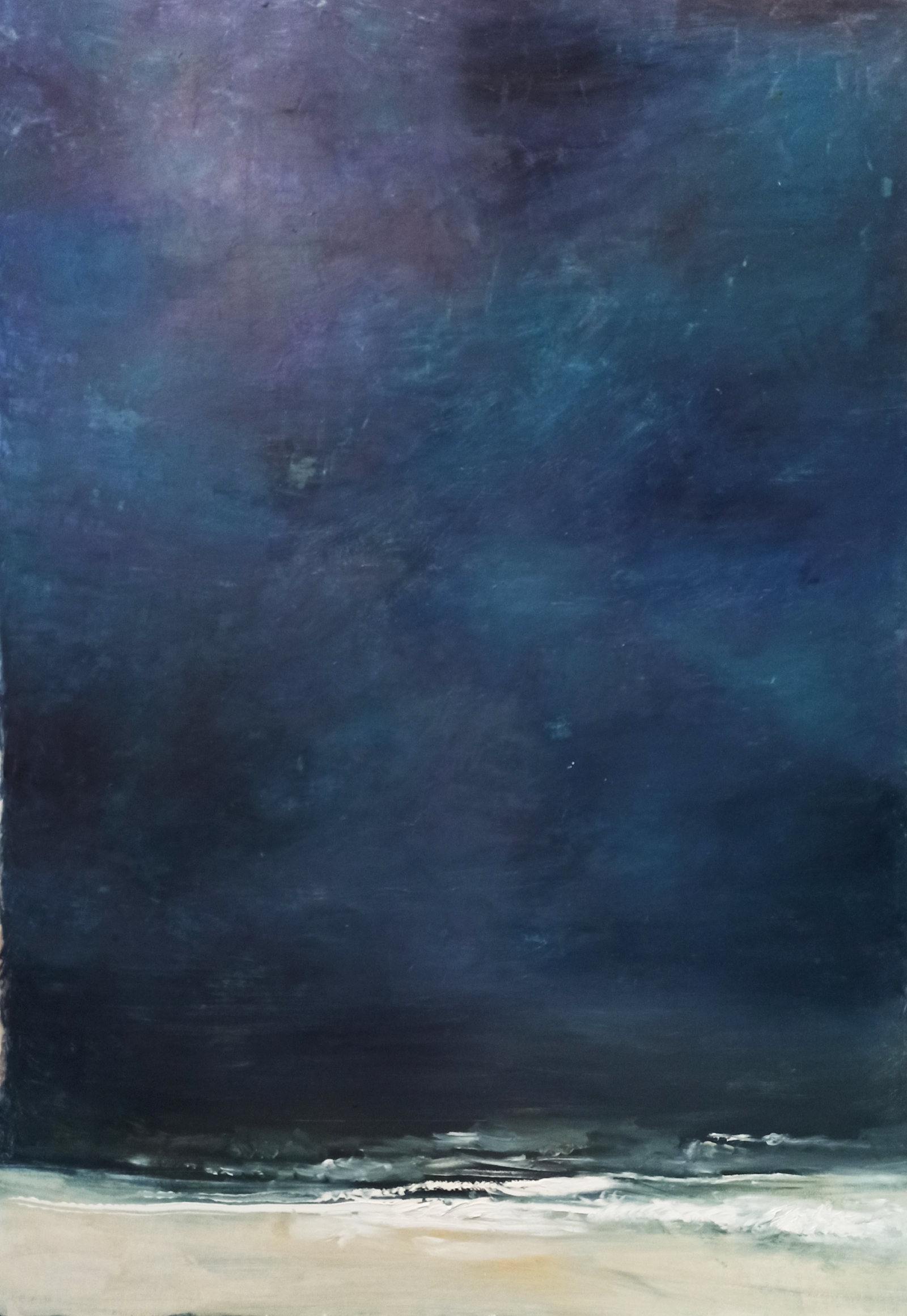 Landscape, 70x100, oil color on cardboard, 2023